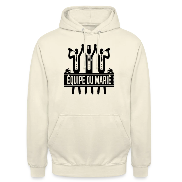 EVG Équipe du Marié : La Fête Inoubliable sur Sweat-shirt à capuche unisexe