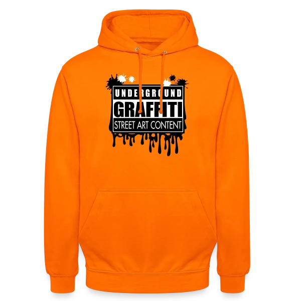 Graffitis Urbains Underground sur Sweat-shirt à capuche unisexe