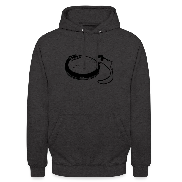Discman Rétro Audio sur Sweat-shirt à capuche unisexe