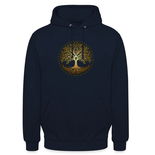 Yggdrasil: Arbre de Vie Celtique & Nordique sur Sweat-shirt à capuche unisexe