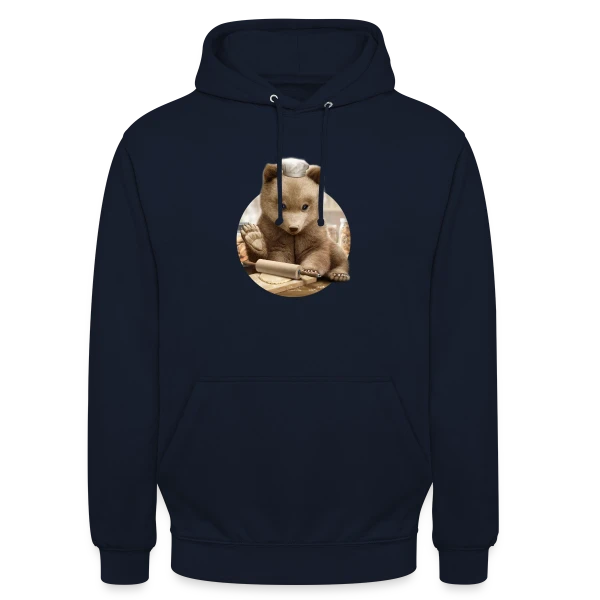 Ourson Chef sur Sweat-shirt à capuche unisexe