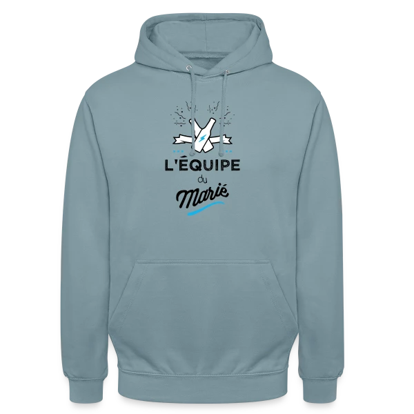 EVG L'Équipe du Marié sur Sweat-shirt à capuche unisexe