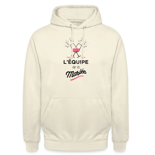 "Équipe de la Mariée" | EVJF sur Sweat-shirt à capuche unisexe