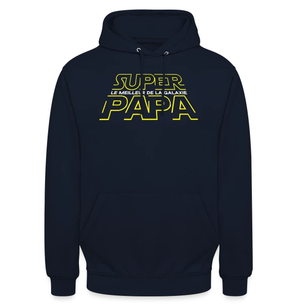 Super Papa Galactique - La Force est en lui sur Sweat-shirt à capuche unisexe