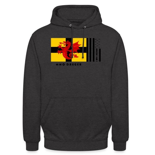 Blason Pays du Trégor sur Sweat-shirt à capuche unisexe