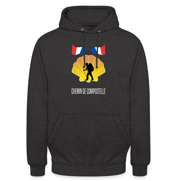 Chemin de Compostelle: La Randonnée Spirituelle du Pèlerin sur Sweat-shirt à capuche unisexe