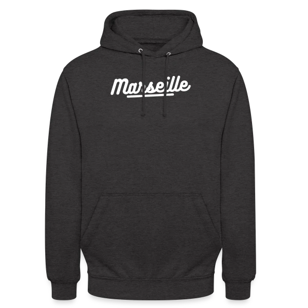 Marseille Design Épuré sur Sweat-shirt à capuche unisexe
