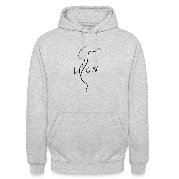Lyon Confluence Fluviale sur Sweat-shirt à capuche unisexe