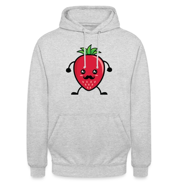 Fraise Kawaii Adorable et Tendance sur Sweat-shirt à capuche unisexe