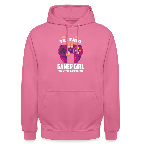Gamer Girl : Les Filles Aussi Zappent ! sur Sweat-shirt à capuche unisexe