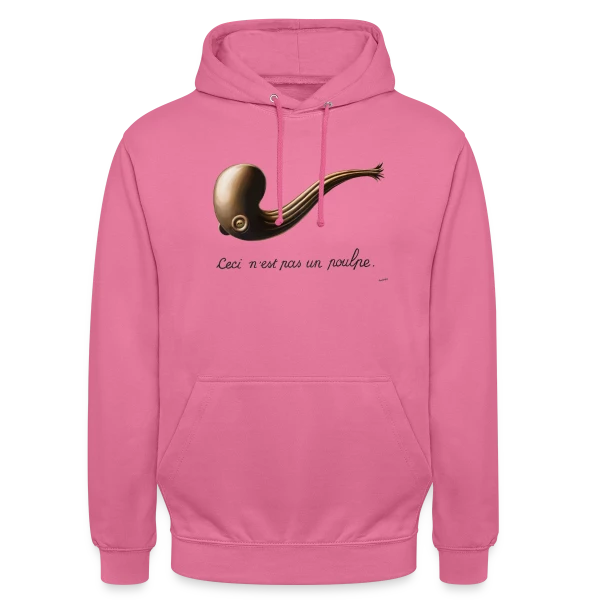 Ceci n'est pas un Poulpe sur Sweat-shirt à capuche unisexe