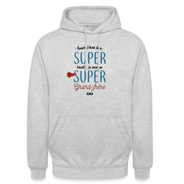 Futur Super Grand Frère sur Sweat-shirt à capuche unisexe