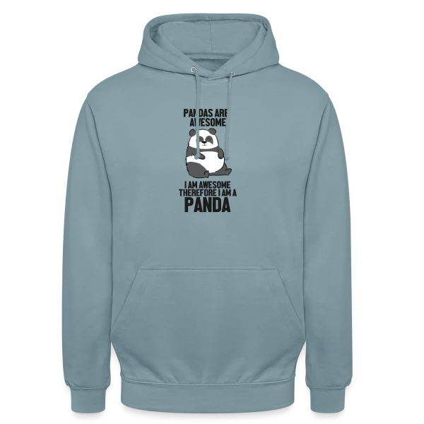 Panda Adorable Génial sur Sweat-shirt à capuche unisexe