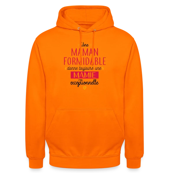 Mamie Exceptionnelle sur Sweat-shirt à capuche unisexe