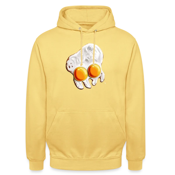 Poulpoplat : L'Œuf Poulpe Insolite sur Sweat-shirt à capuche unisexe