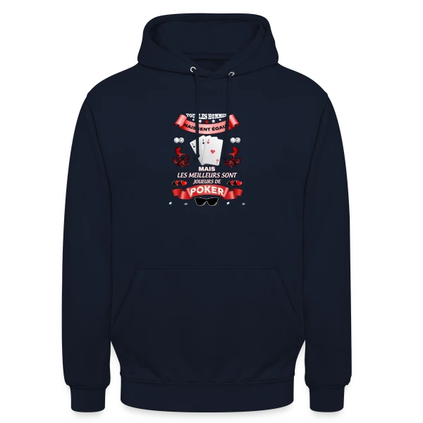 Le Meilleur Joueur de Poker sur Sweat-shirt à capuche unisexe