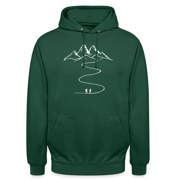 Randonnée Montagne: L'Aventure Ne Fait Que Commencer! sur Sweat-shirt à capuche unisexe