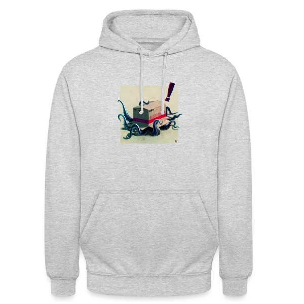 Metal Squid Solid : Le Calamar Métal sur Sweat-shirt à capuche unisexe
