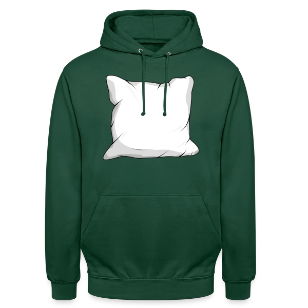 Cocon Douillet Blanc sur Sweat-shirt à capuche unisexe