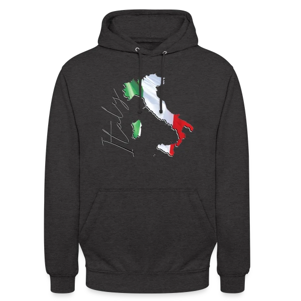 Italie Tricolore Élégante sur Sweat-shirt à capuche unisexe