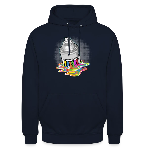 Bombe de Peinture : L'Art du Street Art sur Sweat-shirt à capuche unisexe