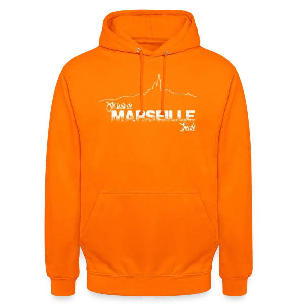 Je Suis de Marseille Fierté sur Sweat-shirt à capuche unisexe