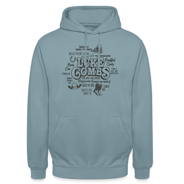 Luke Combs Chansons Country sur Sweat-shirt à capuche unisexe