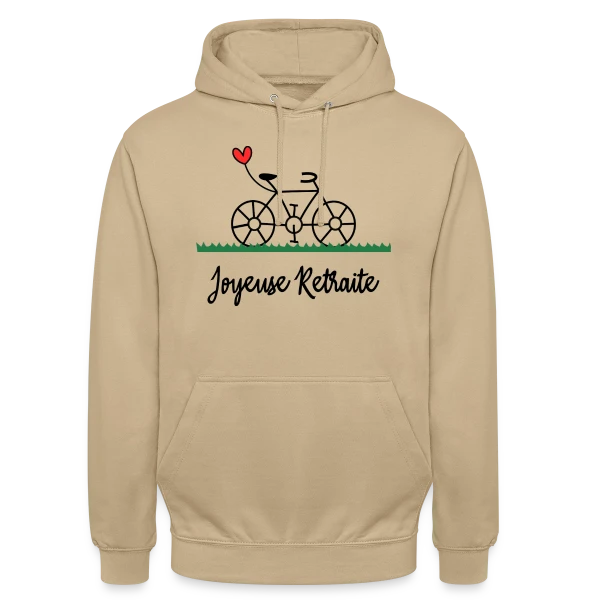 Vive la Retraite : Vélo, Van et Voyages sur Sweat-shirt à capuche unisexe