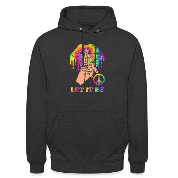 Hippie Peace & Sagesse sur Sweat-shirt à capuche unisexe