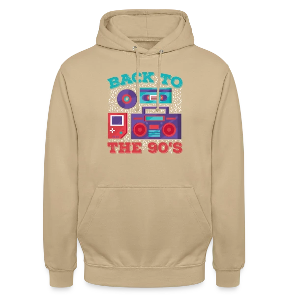 Icônes Rétro Années 90 sur Sweat-shirt à capuche unisexe