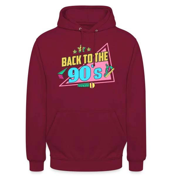 Retour aux Années 90 Funky sur Sweat-shirt à capuche unisexe