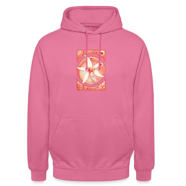 Maquette de Sweatshirt Col Rond - Orchidée : Élégance Florale Délicate à personnaliser
