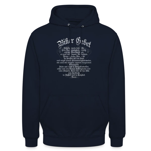 Moteur V-Twin Biker Prière sur Sweat-shirt à capuche unisexe