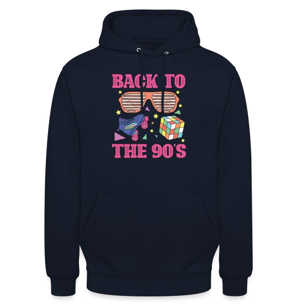 Retour Années 90 Fun sur Sweat-shirt à capuche unisexe