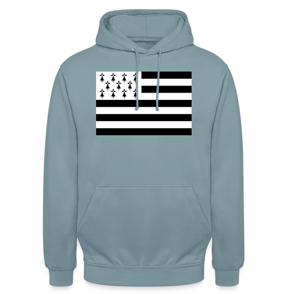 Drapeau Breton Gwenn ha Du sur Sweat-shirt à capuche unisexe