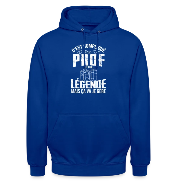 Professeur Légende - C'est compliqué mais je gère sur Sweat-shirt à capuche unisexe