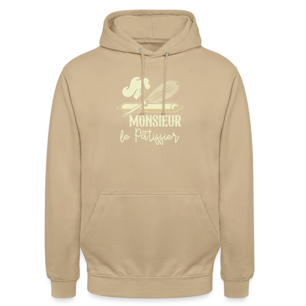 Monsieur Le Pâtissier - Passion Gâteaux & Humour sur Sweat-shirt à capuche unisexe