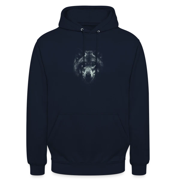 Esprit Loup Fantomatique sur Sweat-shirt à capuche unisexe