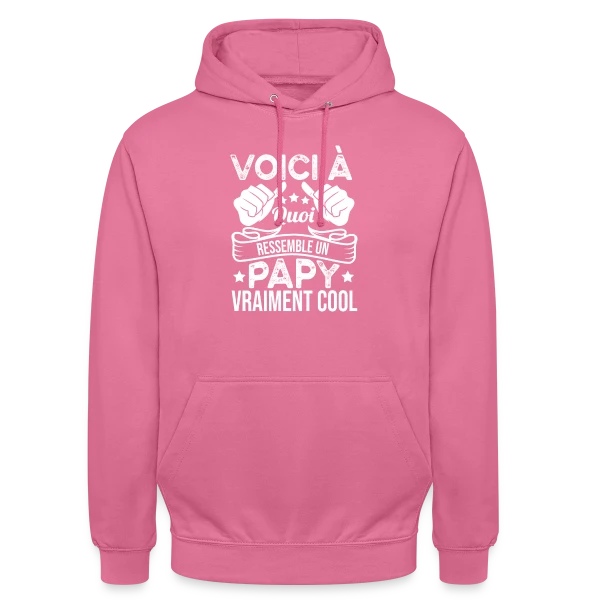 Mon Papy Vraiment Cool ! sur Sweat-shirt à capuche unisexe