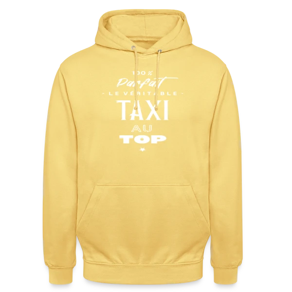 Taxi au Top : L'Humour sur la Route sur Sweat-shirt à capuche unisexe