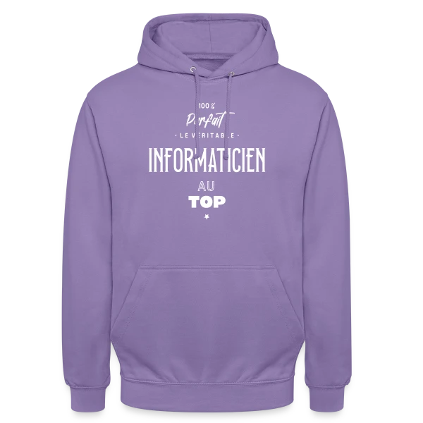 L'Informaticien au Top sur Sweat-shirt à capuche unisexe