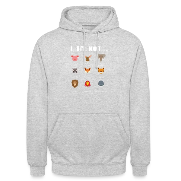 Têtes d'Animaux Adorables sur Sweat-shirt à capuche unisexe