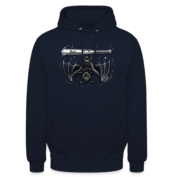 La Batte de la Chauve-Souris sur Sweat-shirt à capuche unisexe