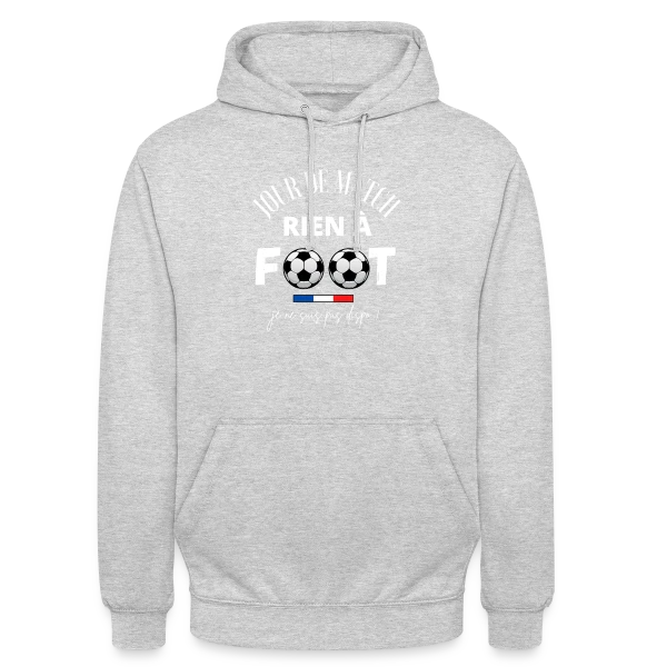 Jour de Match : Je Ne Suis Pas Dispo sur Sweat-shirt à capuche unisexe