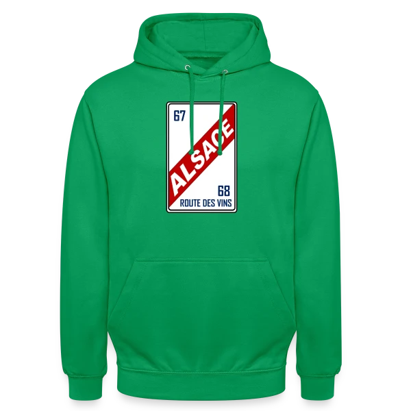 Humour 'Licence Alsace' - Saveurs Régionales sur Sweat-shirt à capuche unisexe