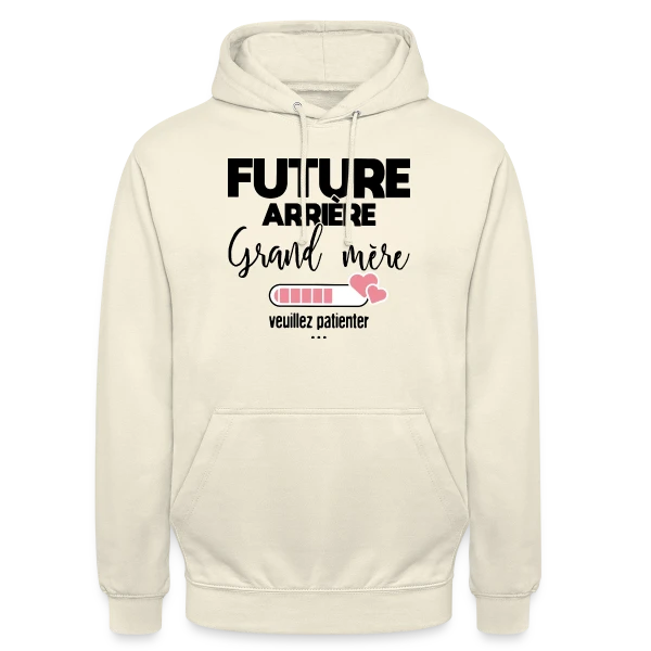 Future Arrière-Grand-Mère : La Belle Annonce sur Sweat-shirt à capuche unisexe
