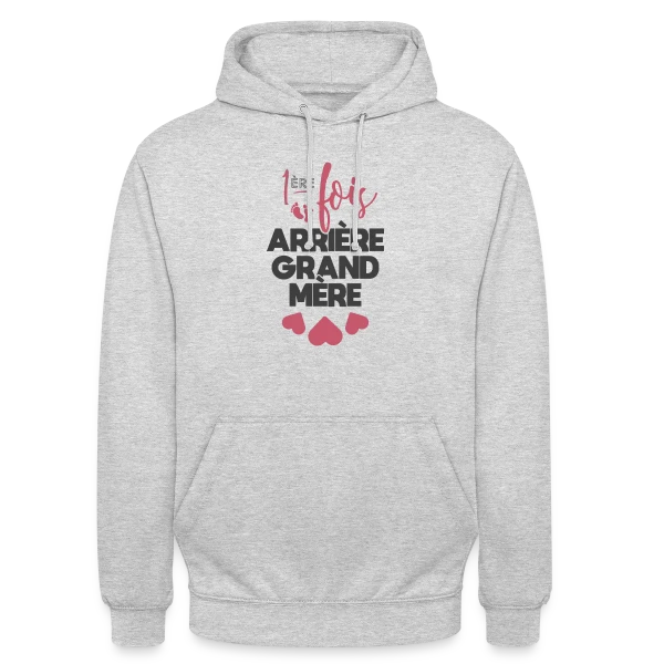 Future Arrière-Grand-Mère Fière sur Sweat-shirt à capuche unisexe