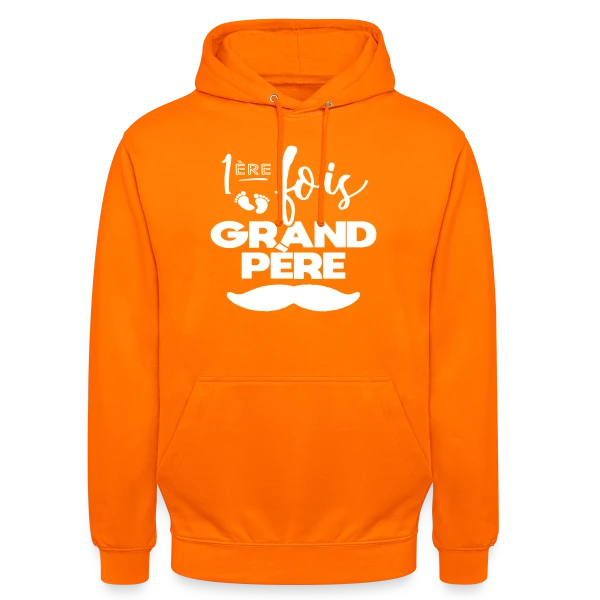 Futur Grand-Père sur Sweat-shirt à capuche unisexe