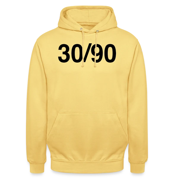 Humour Anniversaire 30/90 sur Sweat-shirt à capuche unisexe