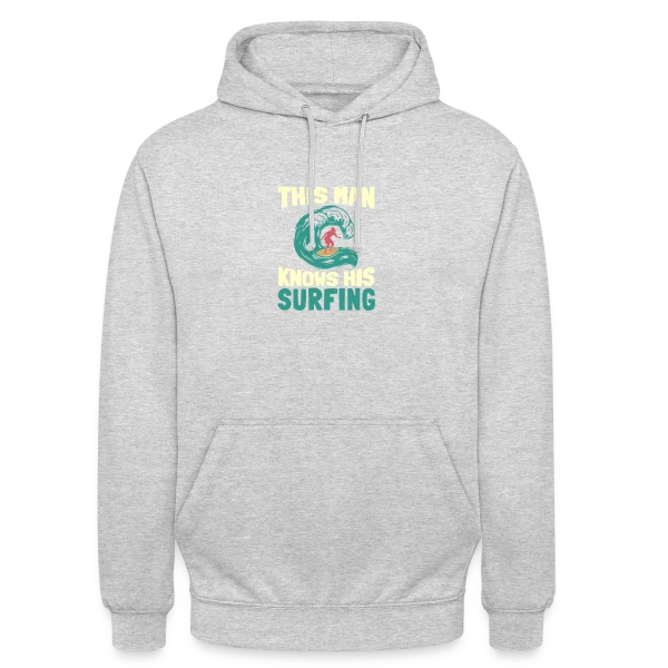 Surfeur | Roi des Vagues sur Sweat-shirt à capuche unisexe